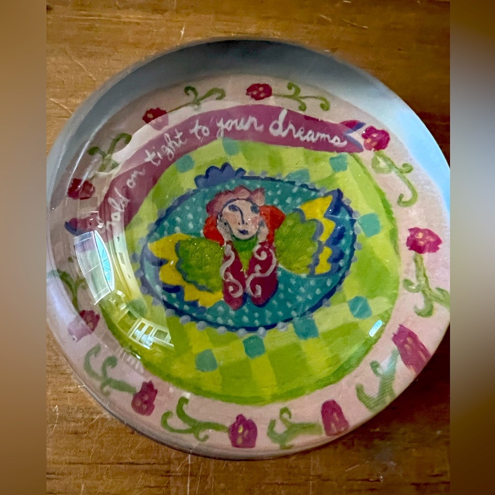 Cupcakes and Cartwheels Kimberly Hodges paperweight.
